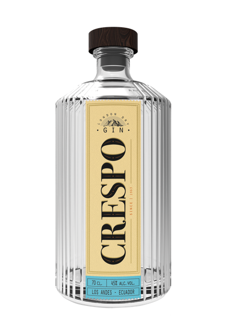 Crespo London Dry Gin voll Leidenschaft aus Ecuador 45 %Vol