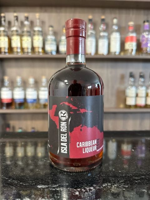 Isla del Ron Caribbean Liqueur Dark Guyanarumikör mit Schokolade  37,5 %Vol 0,5l