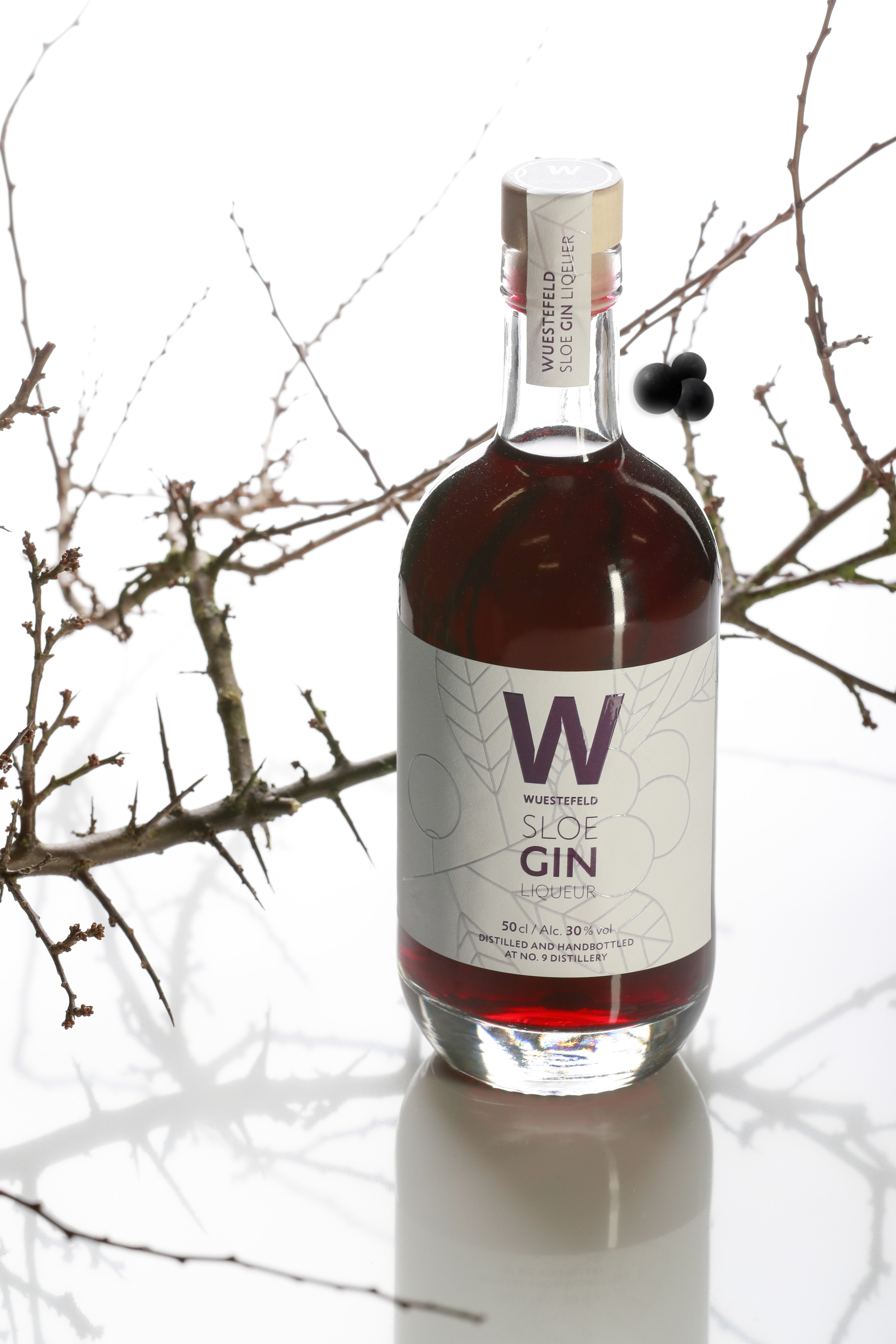 The Nine Springs Sloe Gin Schlehenlikör  0,5 l 30 %Vol